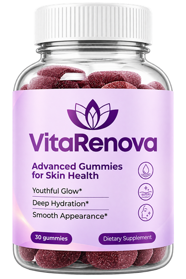 VitaRenova single bottle — 30 skin health gummies
